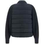 Brunello Cucinelli Shiny Flap Detail Down Jacket
