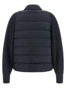 Brunello Cucinelli Shiny Flap Detail Down Jacket