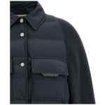 Brunello Cucinelli Shiny Flap Detail Down Jacket