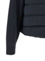 Brunello Cucinelli Shiny Flap Detail Down Jacket