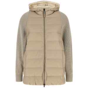 Brunello Cucinelli Shiny Zipper Pull Down Jacket