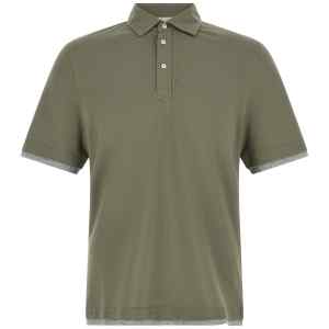 Brunello Cucinelli Faux Layering Polo Shirt