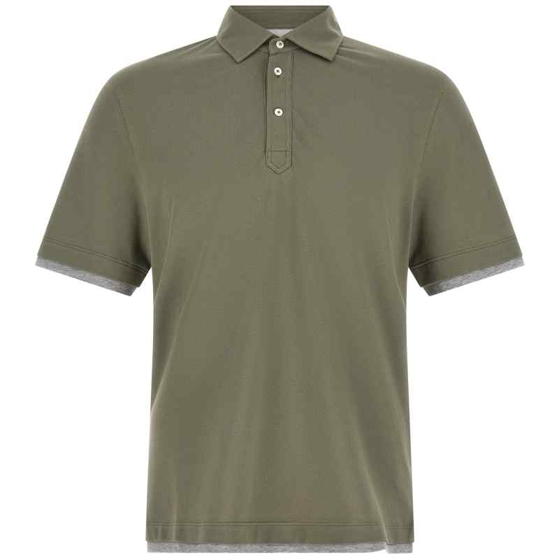 ME8543966CNX37_01_M_2026-05-25T07-14-06.762Z Brunello Cucinelli Faux Layering Polo Shirt