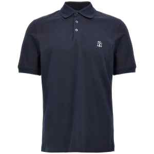 Brunello Cucinelli Logo Piqué Polo Shirt