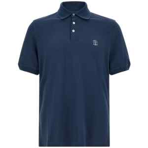 Brunello Cucinelli Logo Piqué Polo Shirt