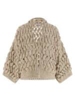 Brunello Cucinelli Dazzling Cable Cardigan