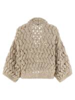Brunello Cucinelli Dazzling Cable Cardigan