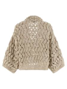 Brunello Cucinelli Dazzling Cable Cardigan