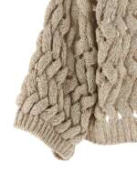 Brunello Cucinelli Dazzling Cable Cardigan