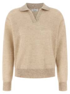 Brunello Cucinelli Waffle Processing Polo Shirt
