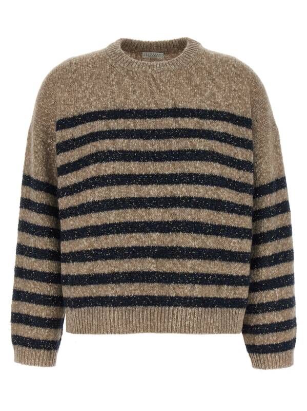 Brunello Cucinelli Dazzling Stripes Sweater