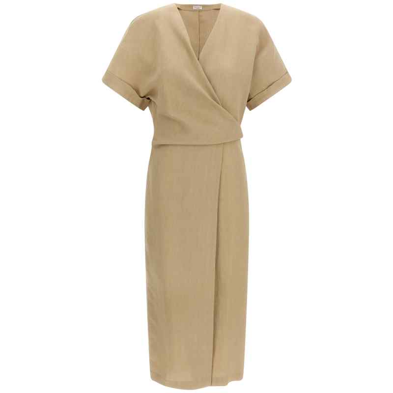 Brunello Cucinelli Wrap Dress