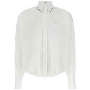 Brunello Cucinelli Shiny Trim Shirt