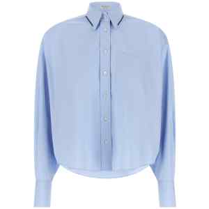 Brunello Cucinelli Shiny Trim Shirt