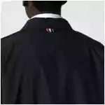 Thom Browne Lightweight navy blue zip-up jacket