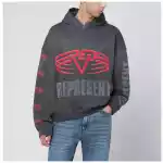Represent Reversible Living Legacy Tour sweatshirt in grey