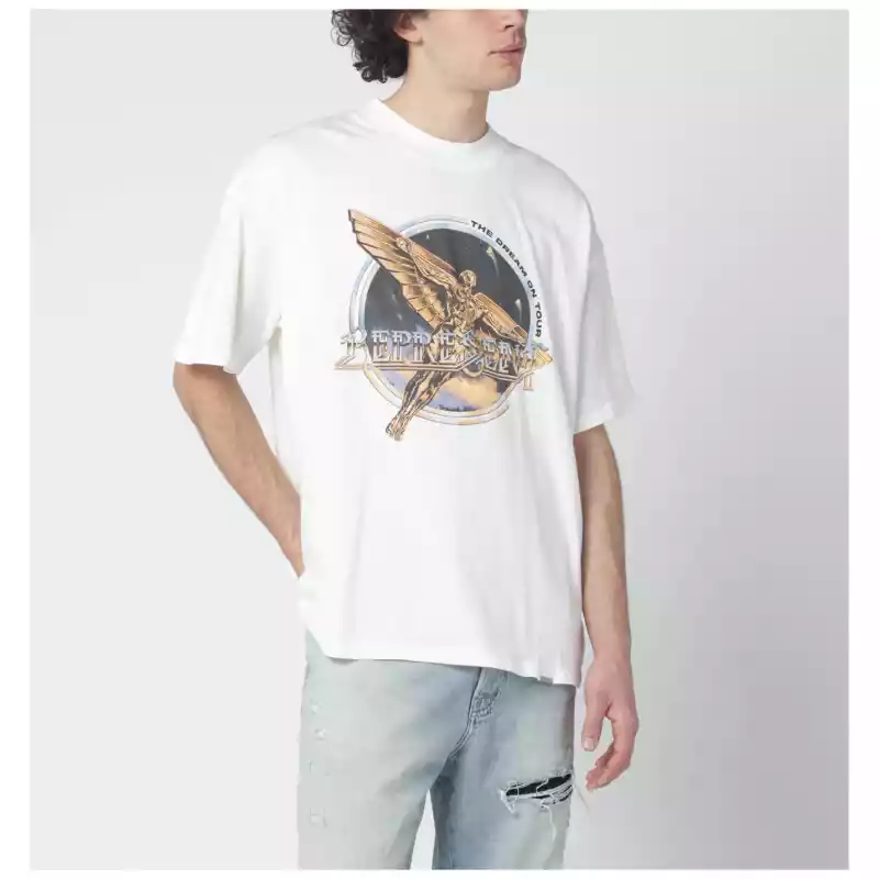 Represent White sweatshirt with logo print