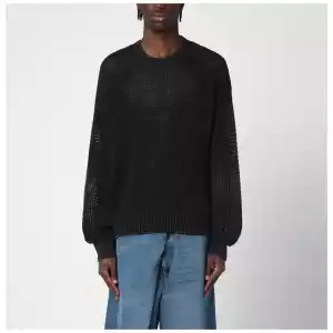 Represent Black cotton sweater