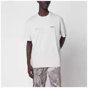 Represent Cream Marl T-shirt with logo