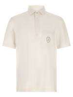 Brunello Cucinelli Heraldic Logo Polo Shirt