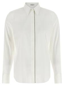 Brunello Cucinelli Shiny Trim Shirt