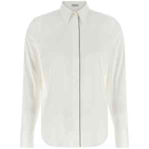 Brunello Cucinelli Shiny Trim Shirt