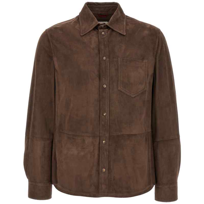 Brunello Cucinelli Suede Overshirt