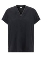Brunello Cucinelli Shiny Trims T-shirt