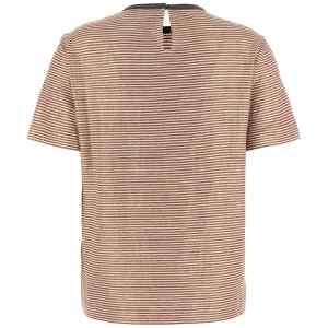 Brunello Cucinelli Shiny Collar Detail T-shirt