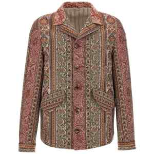 Etro Balmacaan Neck Overshirt