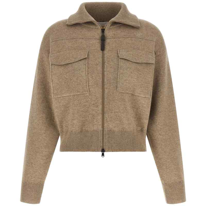 MSH201306PC077_01_M_2026-05-15T07-38-01.496Z Brunello Cucinelli Shiny Zipper Pull Wool Cardigan