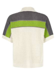 Casablanca Stripe Crochet Shirt