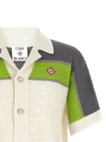 Casablanca Stripe Crochet Shirt