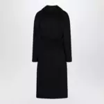 Max Mara Studio Black coat with belt