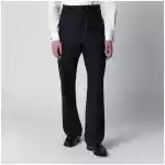 Thom Browne Navy blue wool trousers