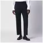 Thom Browne Navy blue cotton trousers