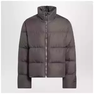 Moncler + Rick Owens Mud-colored zip-up down jacket