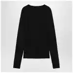 Moncler + Rick Owens Black cotton sweater