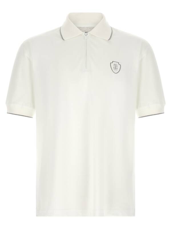 Brunello Cucinelli Techno Piquet Polo Shirt