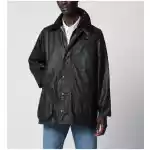 Barbour Sage green Beaufort waxed jacket