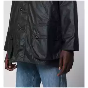 Barbour Sage green Beaufort waxed jacket
