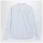 Max Mara White/light blue striped shirt