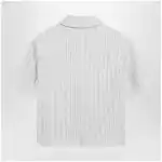 Max Mara Pinstripe piqué jersey jacket
