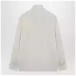 Max Mara Ivory silk charmeuse blouse