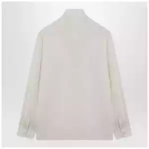 Max Mara Ivory silk charmeuse blouse