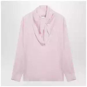 Max Mara Pink blouse in silk charmeuse
