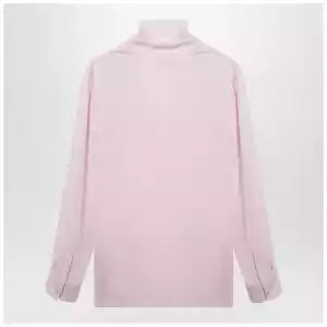 Max Mara Pink blouse in silk charmeuse