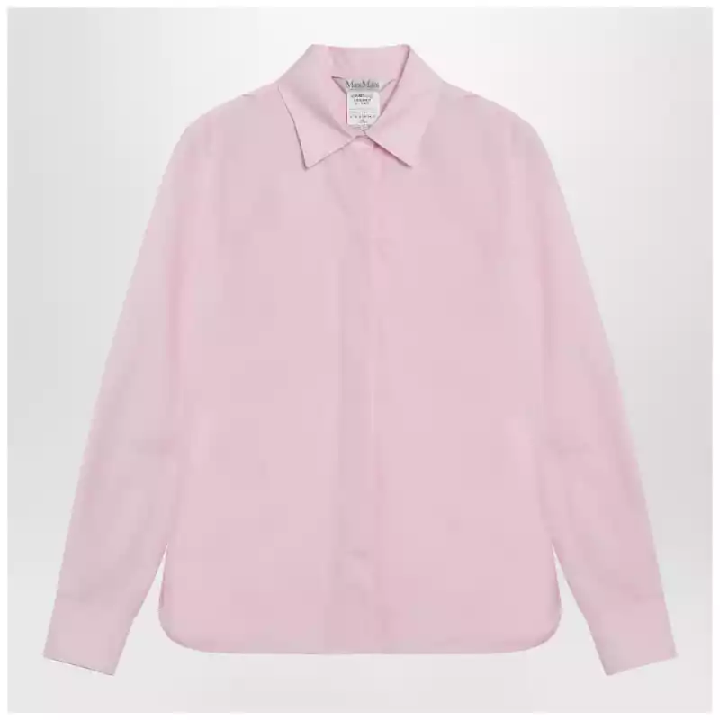 Max Mara Pink cotton poplin shirt