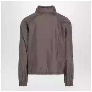 Brunello Cucinelli Taupe silk-blend jacket