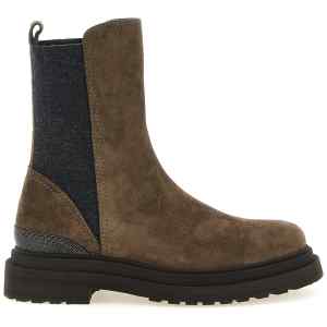 Brunello Cucinelli Precious Detail Ankle Boots